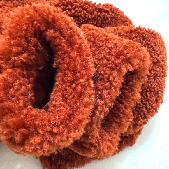 Ronny Kobo Helena Coat Boucle Jacket Teddy Fleece Sherpa sz Medium - Picture 9 of 10